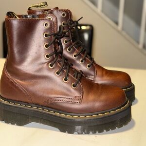 Dr. Martens Jadon Brown Lace Up Boots women’s 10/ men’s 9